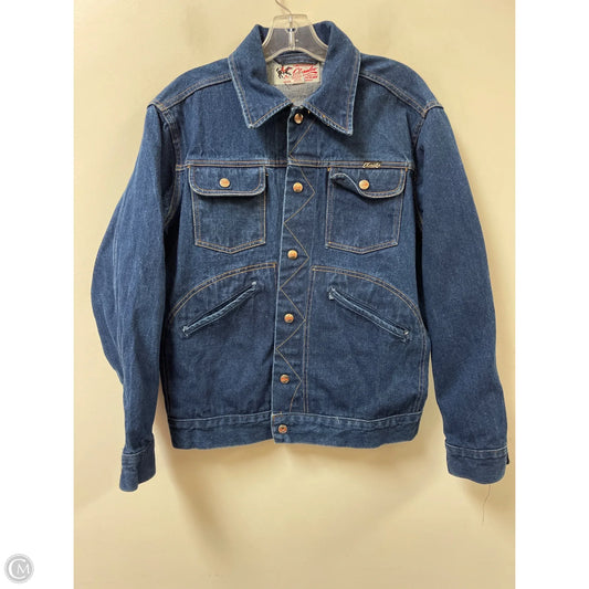 Jacket Denim By Clothes Mentor In Blue Denim, Size: L