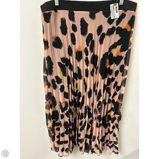 Skirt Maxi By Clothes Mentor In Animal Print, Size: Xl