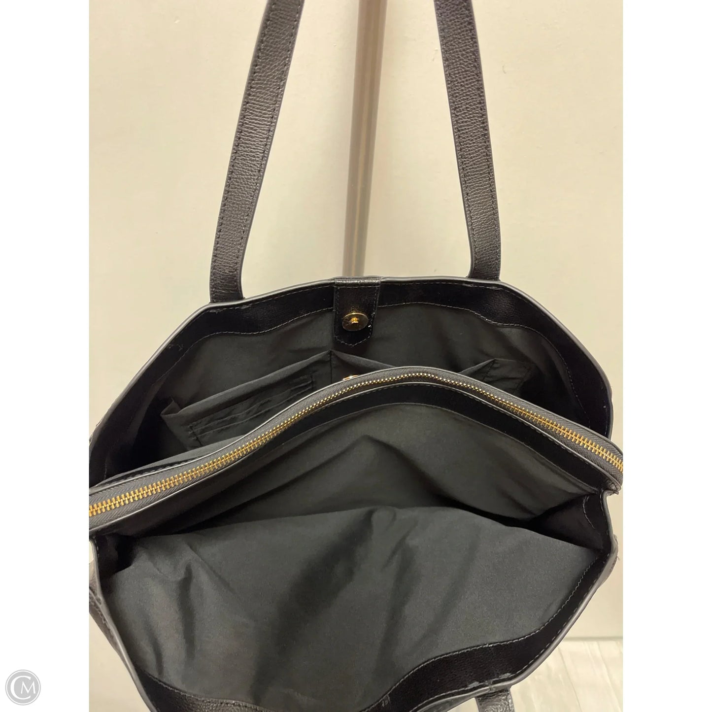 Handbag Leather By Fossil, Size: Large