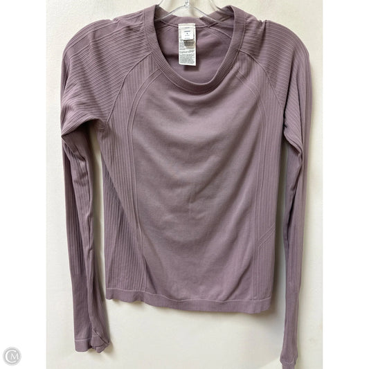 Athletic Top Long Sleeve Crewneck By Old Navy In Purple, Size: S