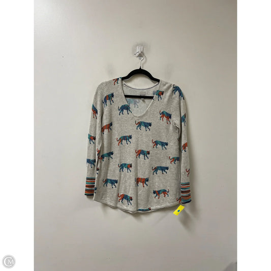 Top Long Sleeve By Nic + Zoe In Multi-colored, Size: Xs