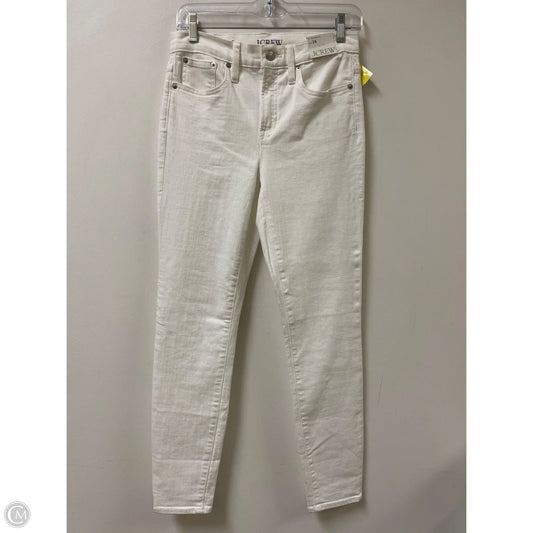 Jeans Skinny By J. Crew In White, Size: 6