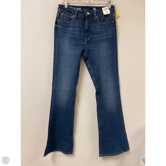 Jeans Wide Leg By J. Crew In Blue Denim, Size: 6