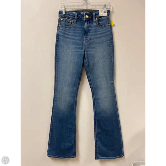 Jeans Wide Leg By J. Crew In Blue Denim, Size: 2