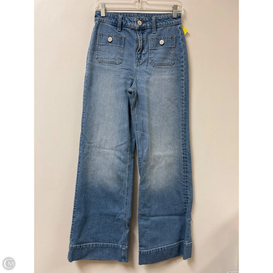 Jeans Straight By Clothes Mentor In Blue Denim, Size: 2