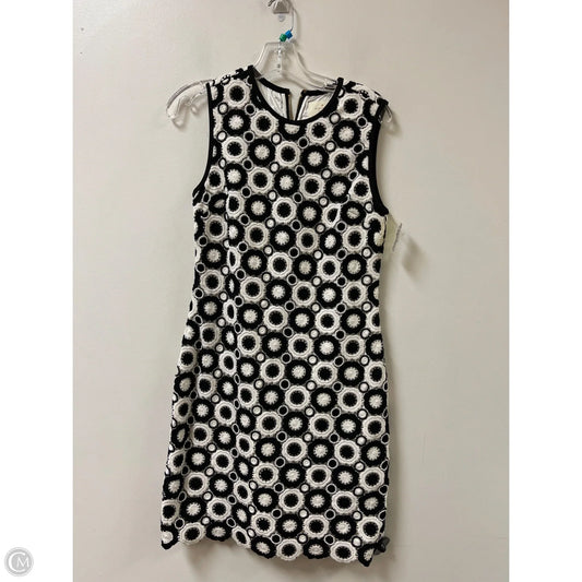 Dress Designer By Kate Spade In Black & Cream, Size: S