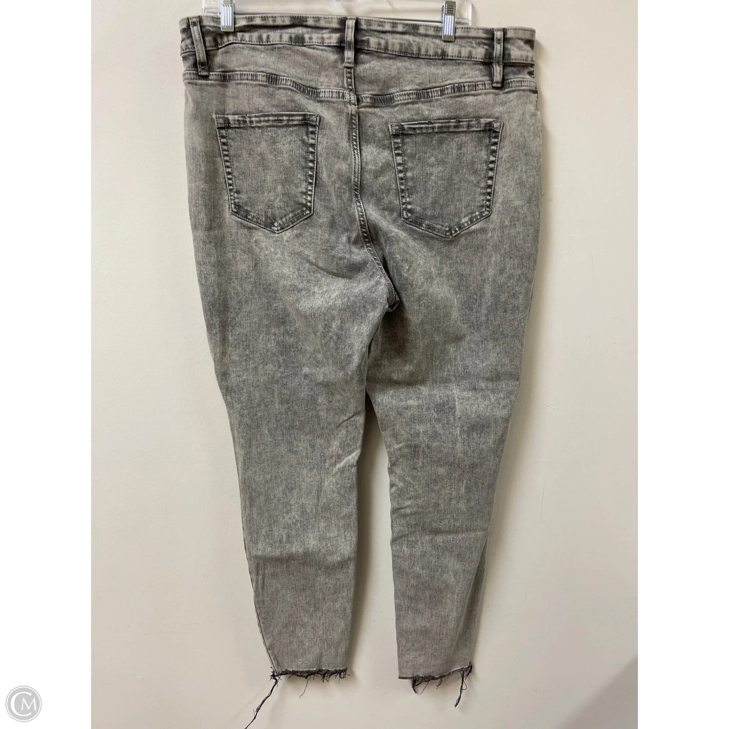 Jeans Skinny By Ava & Viv In Grey, Size: 16