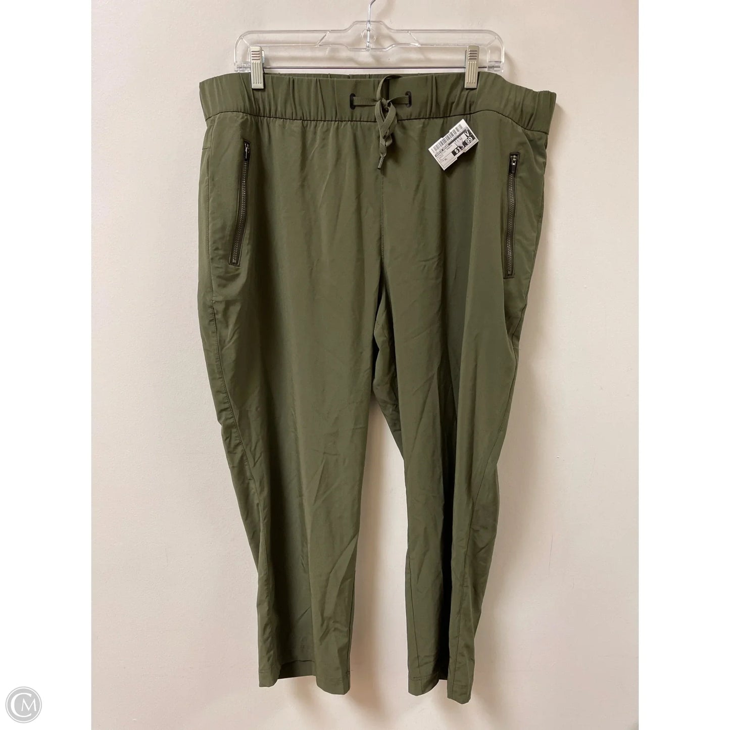 Athletic Pants By Eddie Bauer In Green, Size: Xl