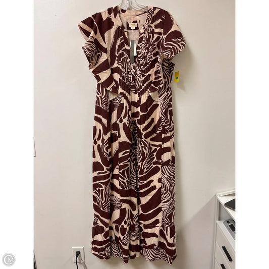 Dress Casual Maxi By Maeve In Brown, Size: L