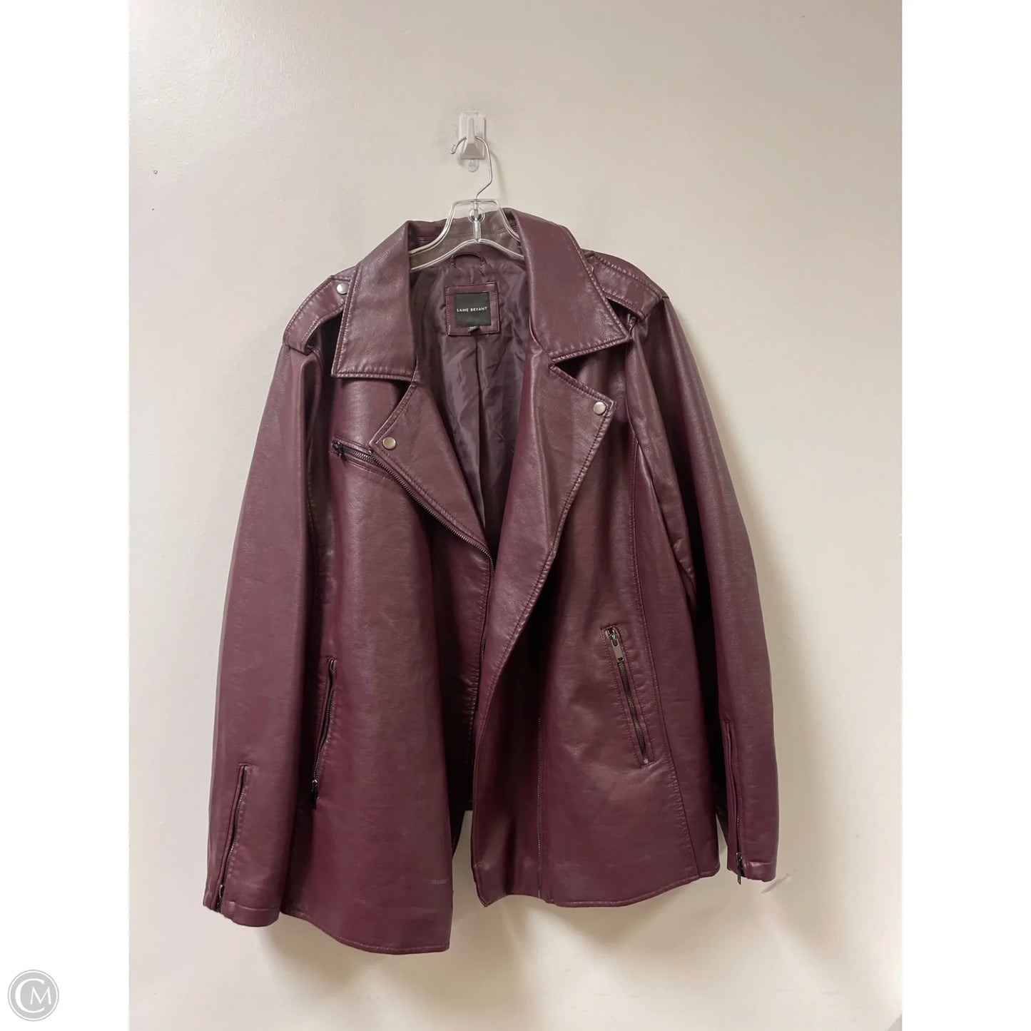 Jacket Moto By Lane Bryant In Polkadot Pattern, Size: 4x