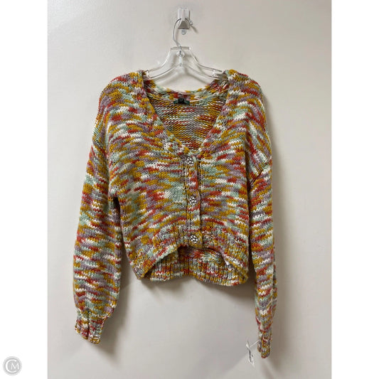 Sweater Cardigan By Wild Fable In Multi-colored, Size: M