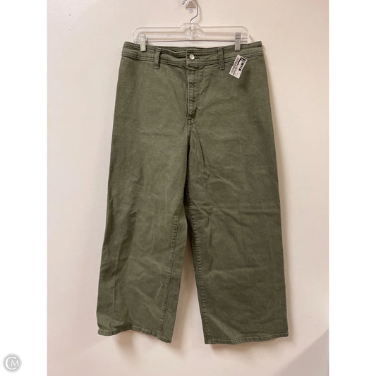 Jeans Wide Leg By Universal Thread In Green, Size: 14