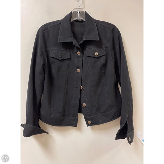 Jacket Denim By Rafaella In Black, Size: M