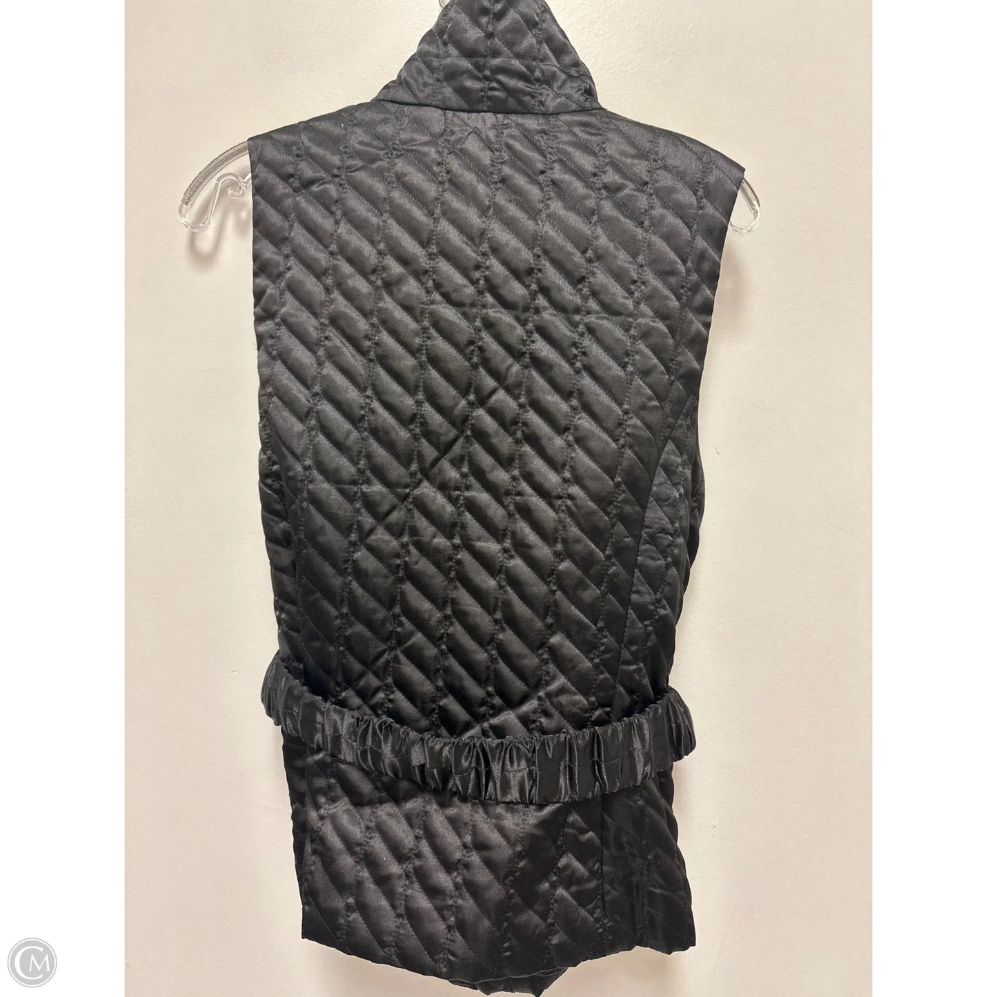 Vest Puffer & Quilted By White House Black Market In Black, Size: M