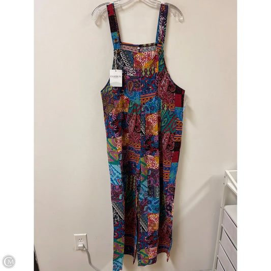 Jumpsuit By Clothes Mentor In Multi-colored, Size: L
