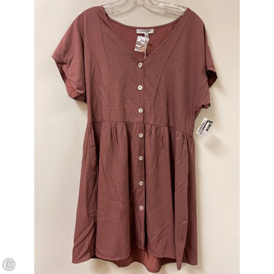 Dress Casual Short By Cloud Ten In Mauve, Size: L