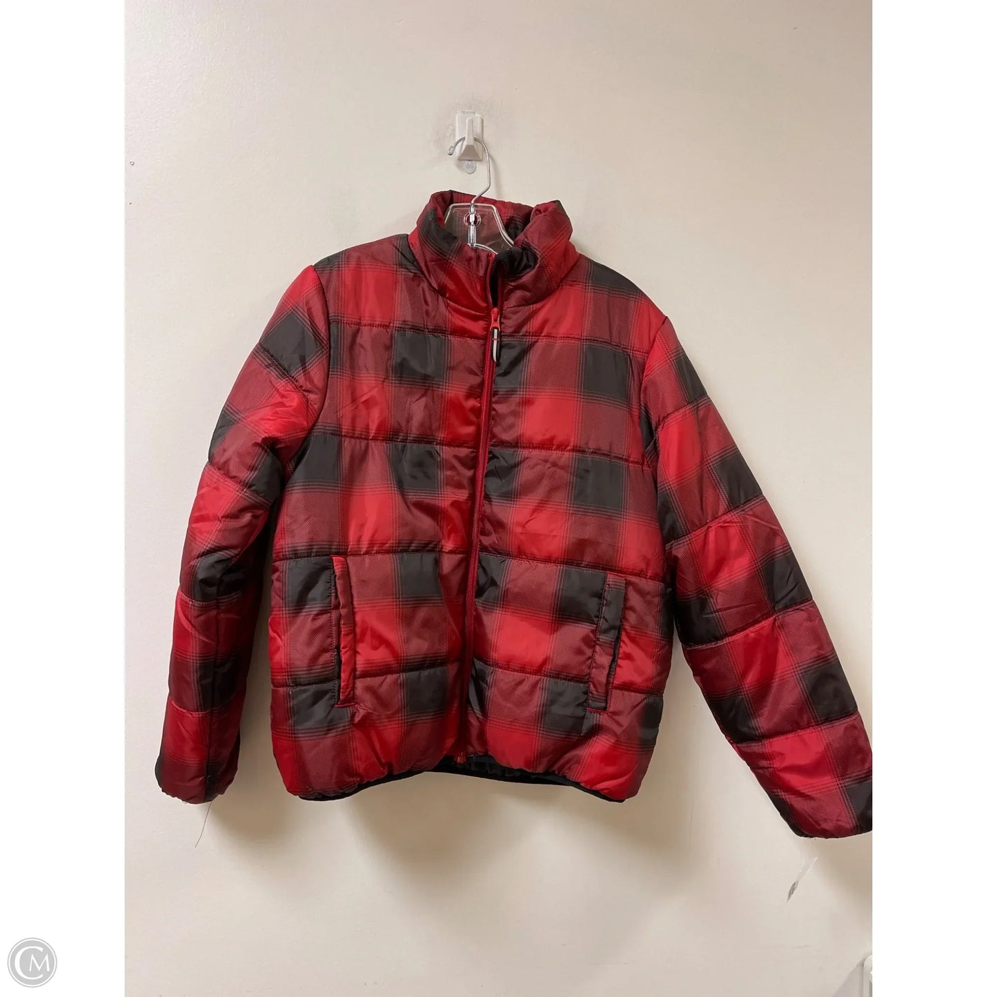 Coat Puffer & Quilted By Universal Thread In Red, Size: S