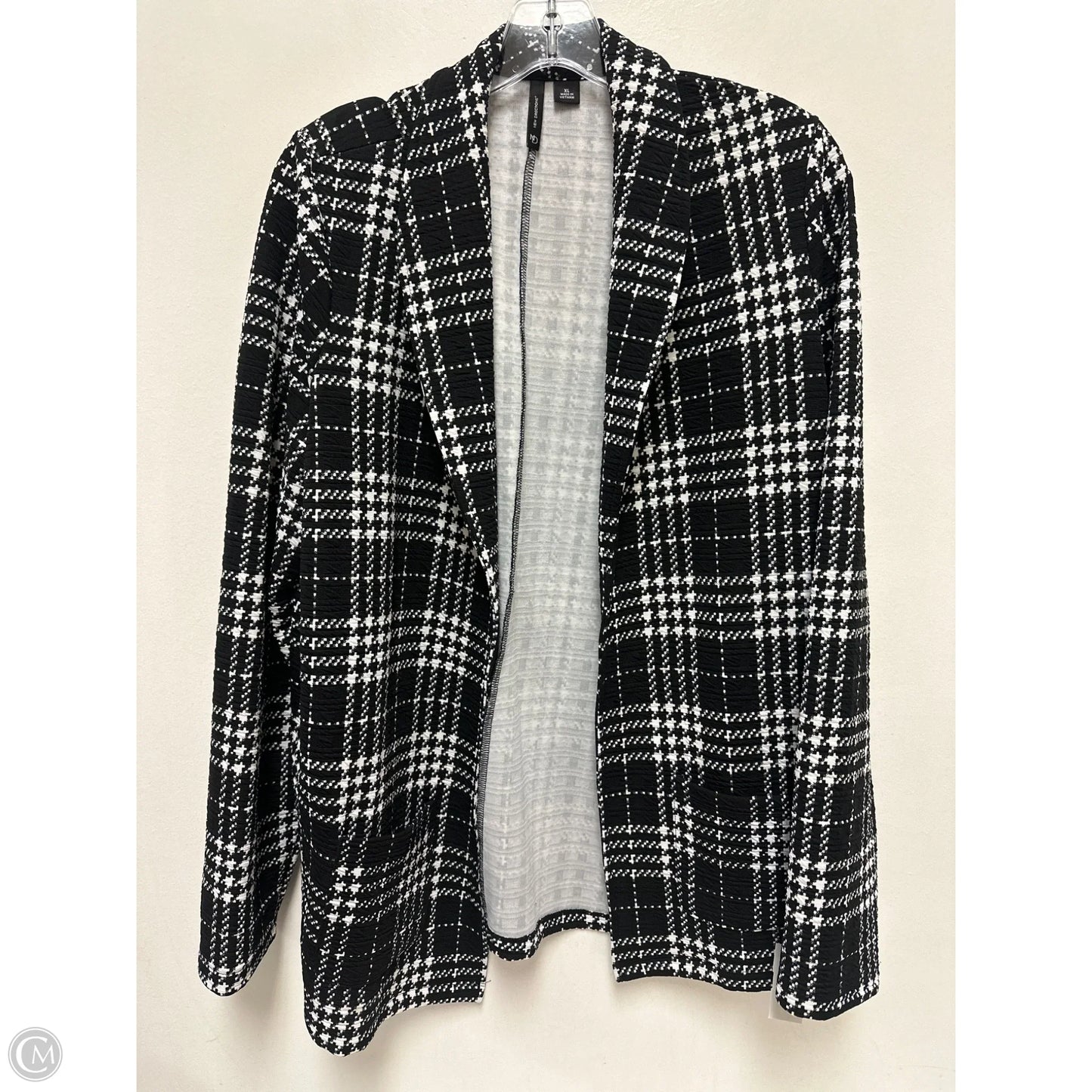Blazer By New Directions In Black & White, Size: Xl
