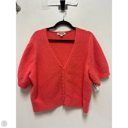 Sweater Cardigan By Boden In Coral, Size: Xl