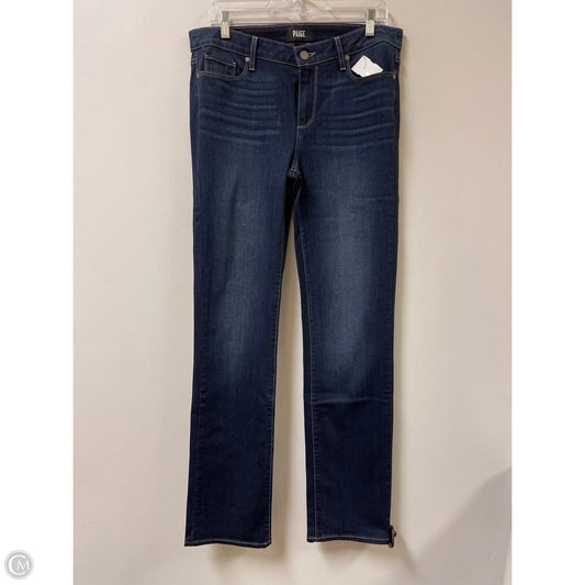 Jeans Boot Cut By Paige In Blue Denim, Size: 12