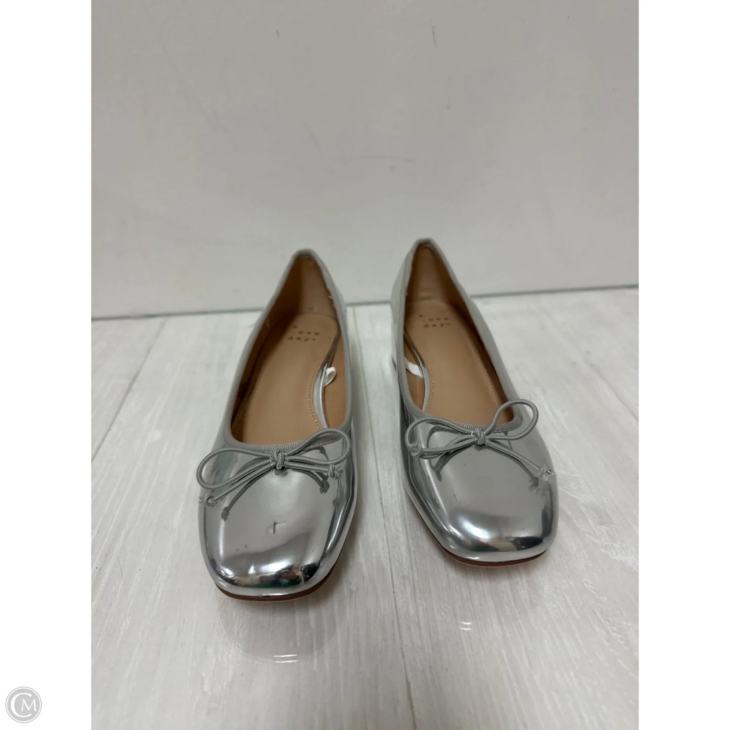 Shoes Heels Block By A New Day In Silver, Size: 5.5