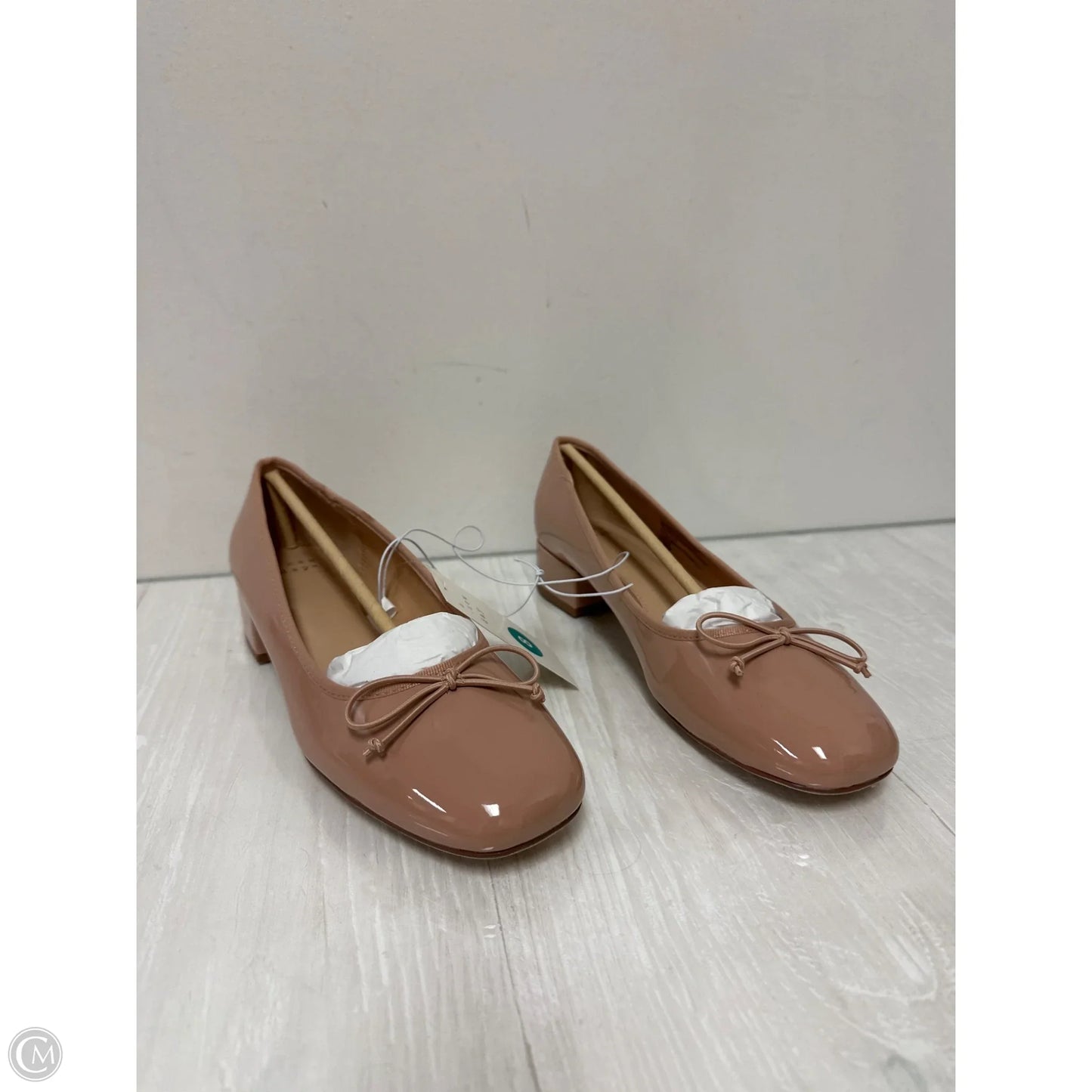 Shoes Heels Block By A New Day In Cream, Size: 8