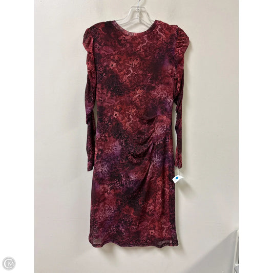 Dress Casual Midi By Nine West In Red, Size: M