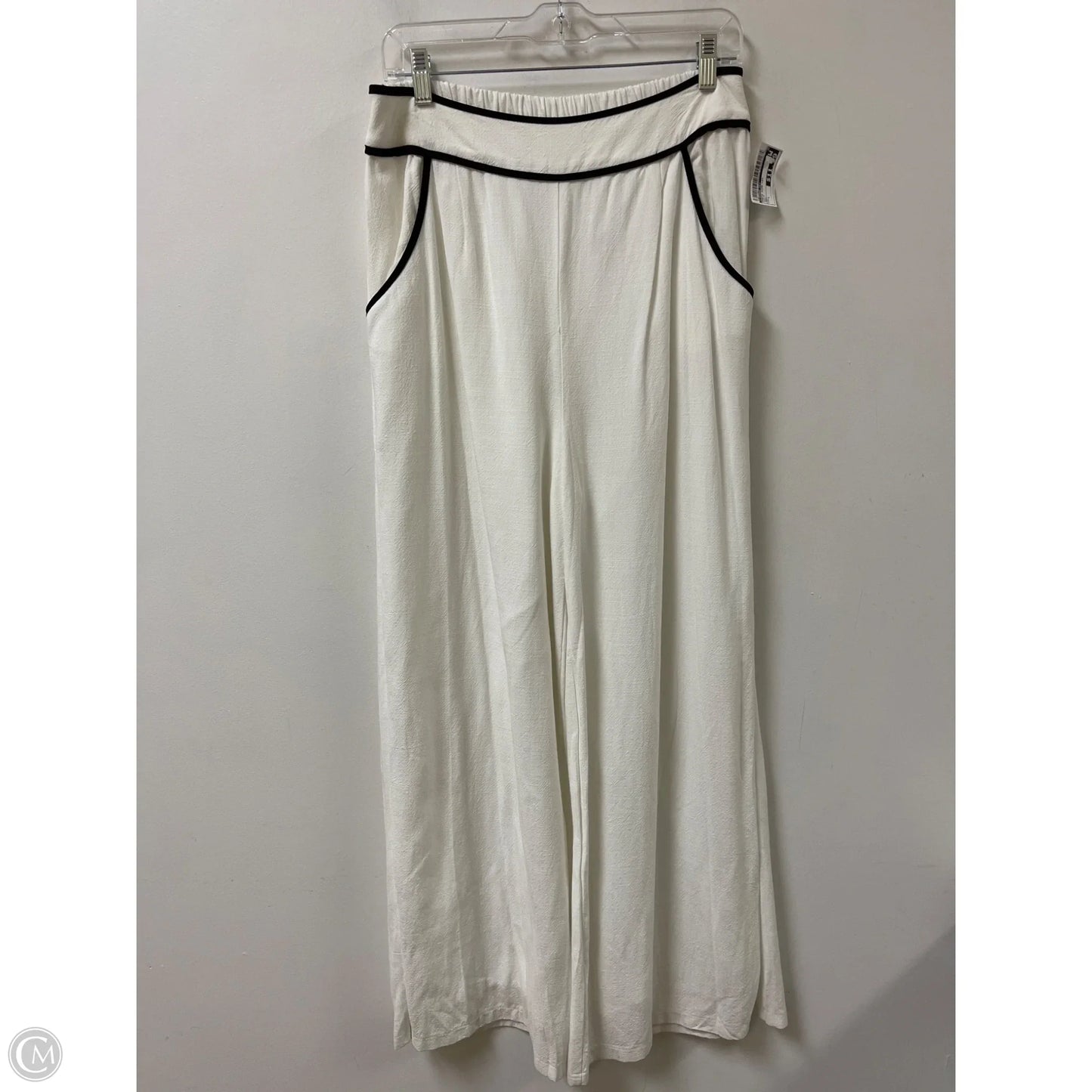 Pants Wide Leg By Sienna Sky In White, Size: L