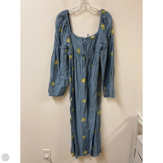 Dress Casual Maxi By Free People In Blue, Size: M