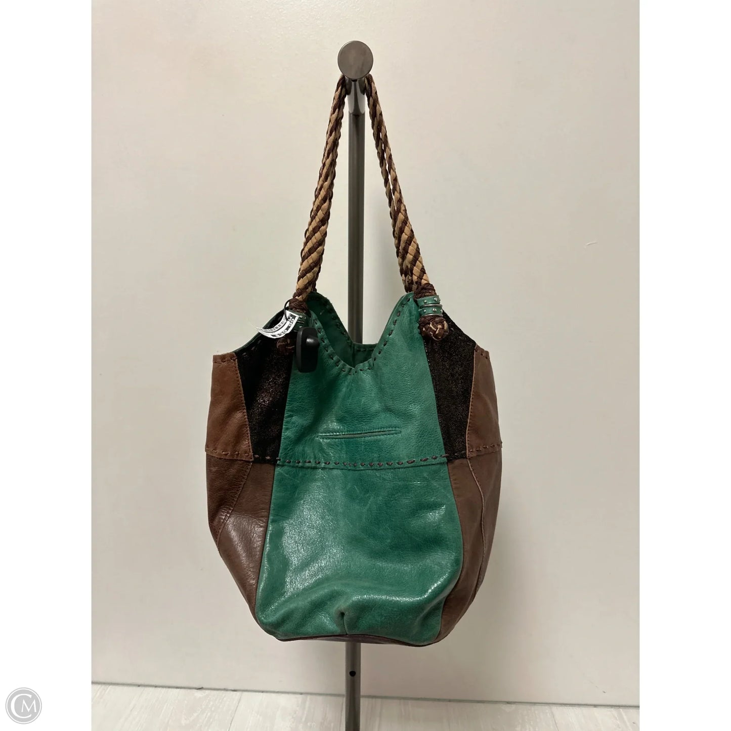 Handbag Leather By The Sak, Size: Medium