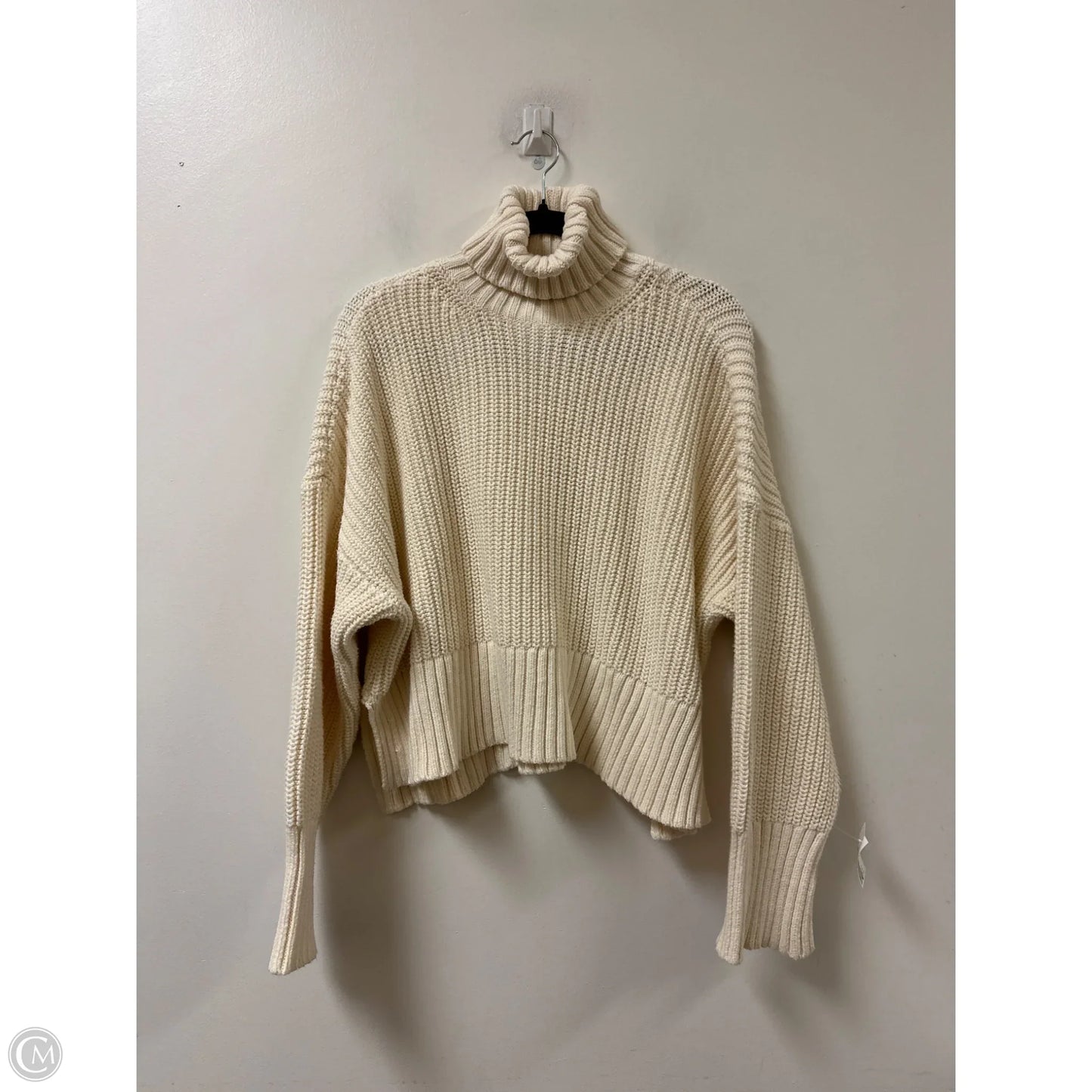 Sweater By Madewell In Cream, Size: L