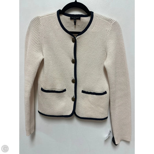 Sweater Cardigan By Rag And Bone In Cream, Size: Xs