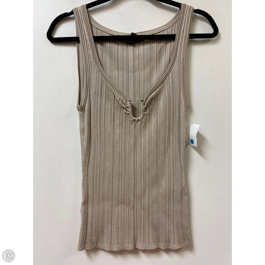 Tank Top By White House Black Market In Gold, Size: S