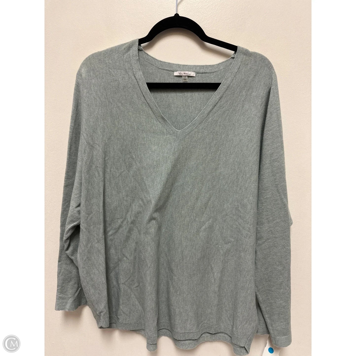 Sweater By Vila Milano In Green, Size: 1x