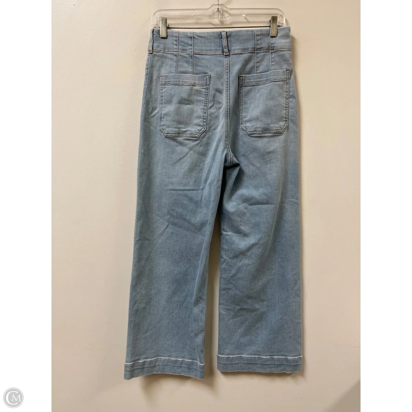 Jeans Wide Leg By Maeve In Blue Denim, Size: 8