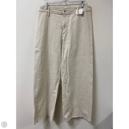 Jeans Wide Leg By Universal Thread In Cream, Size: 12