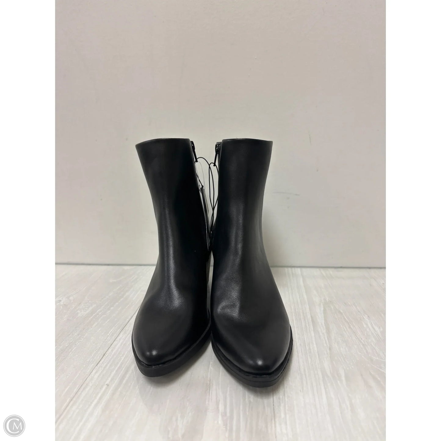 Boots Ankle Heels By Universal Thread In Black, Size: 7