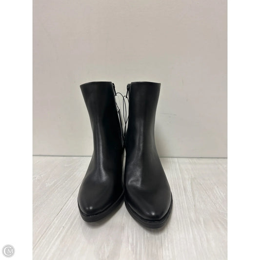 Boots Ankle Heels By Universal Thread In Black, Size: 7