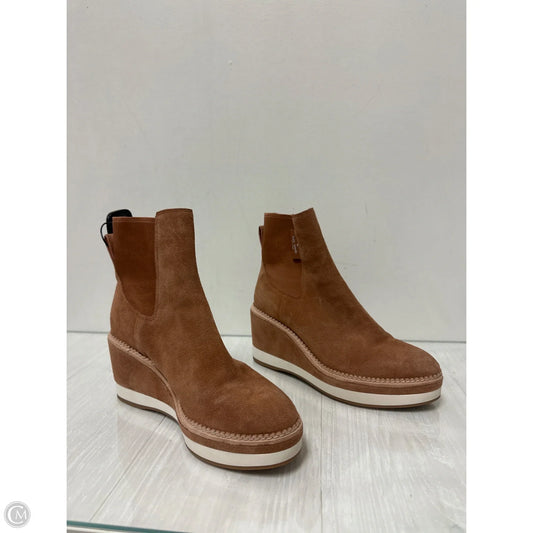 Boots Designer By Kate Spade In Brown, Size: 9