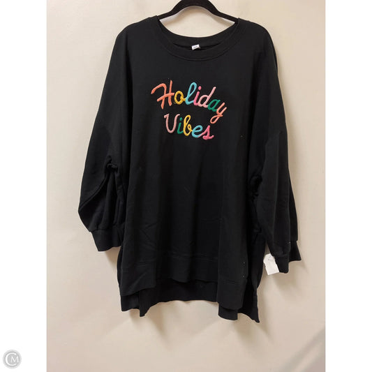 Sweater By Old Navy In Black, Size: 4x