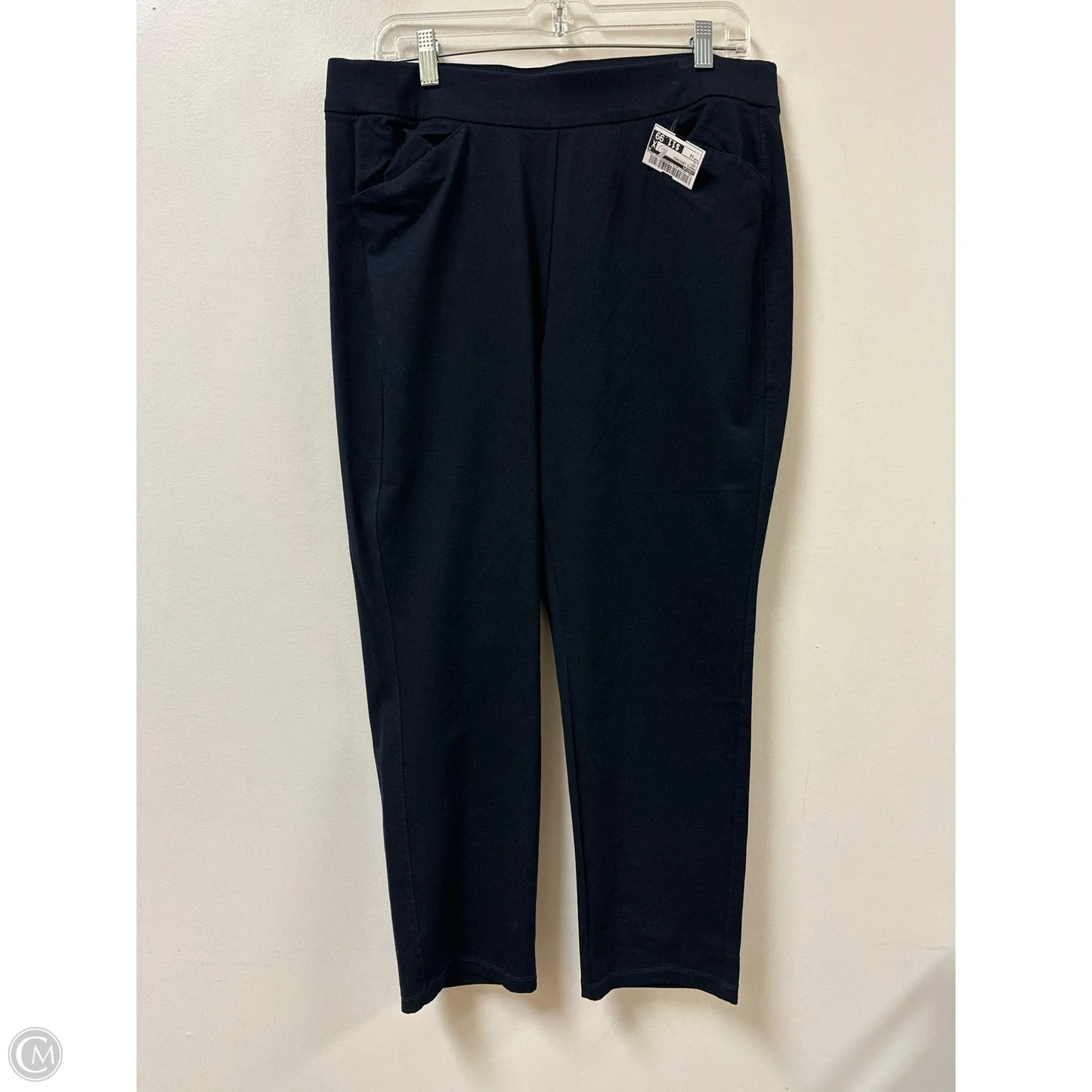 Pants Leggings By Chicos In Navy, Size: 12