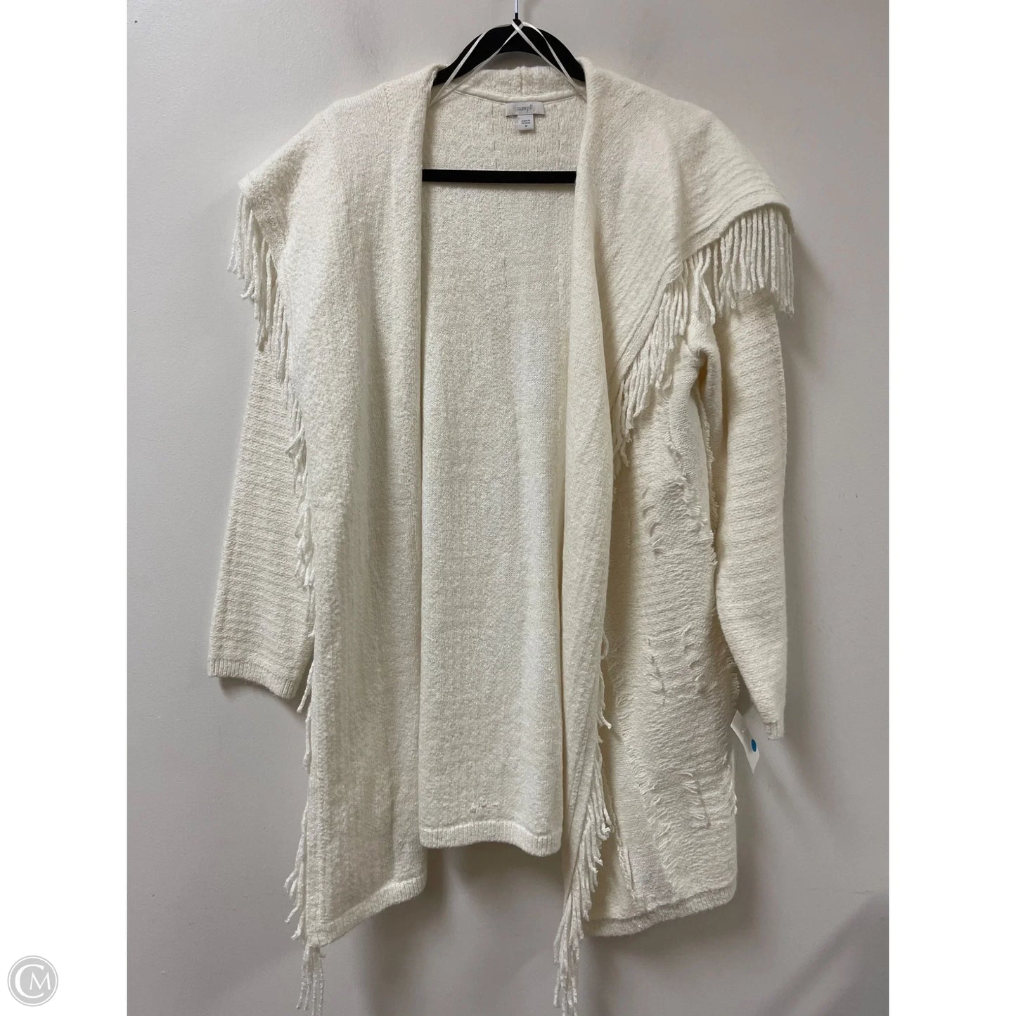 Sweater Cardigan By Pure Jill In White, Size: M