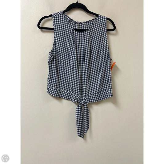 Top Sleeveless By Clothes Mentor In Blue, Size: S