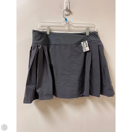 Athletic Skort By Clothes Mentor In Grey, Size: Xl