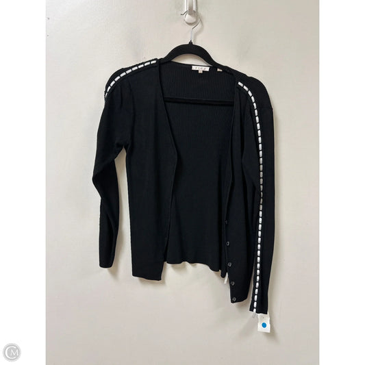 Sweater Cardigan By Clothes Mentor In Black, Size: L