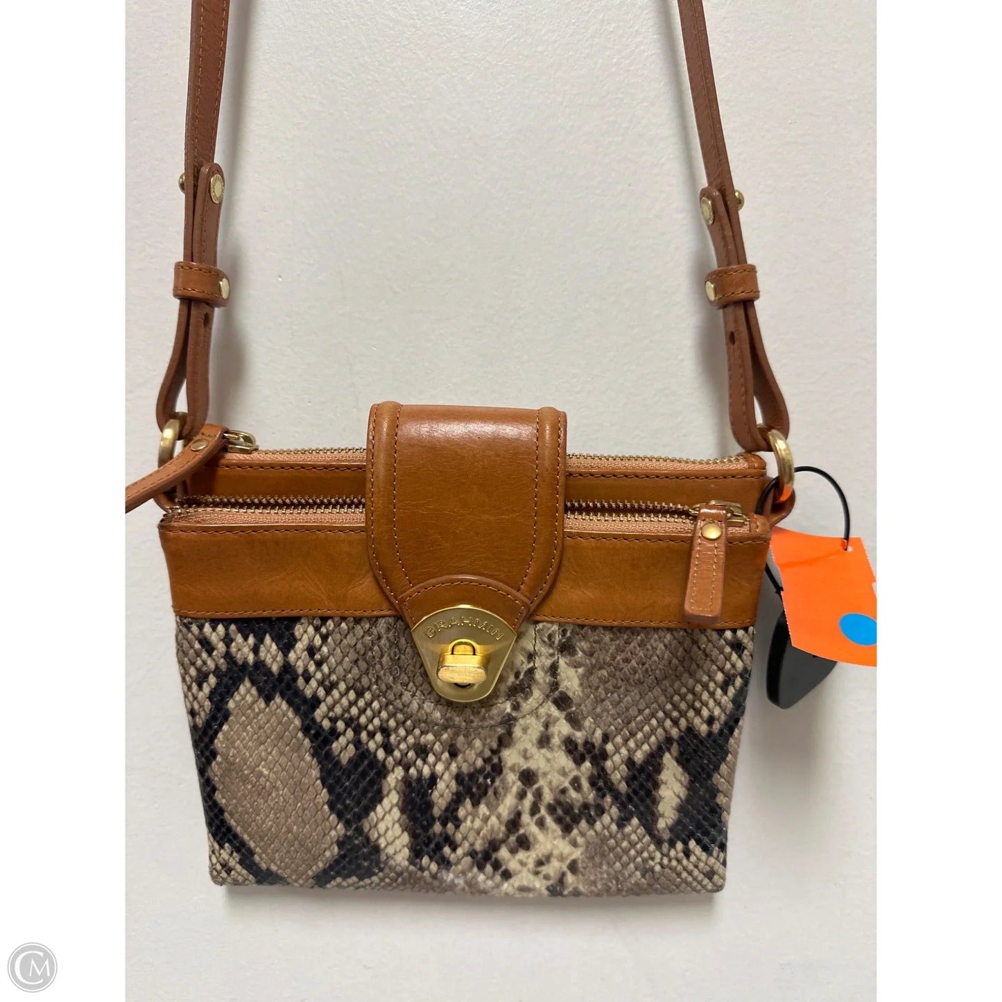 Handbag Designer By Brahmin, Size: Medium