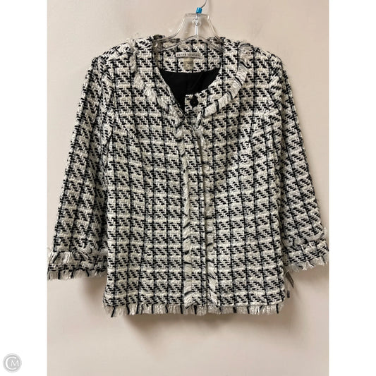 Blazer By Peter Nygard In Black & White, Size: M