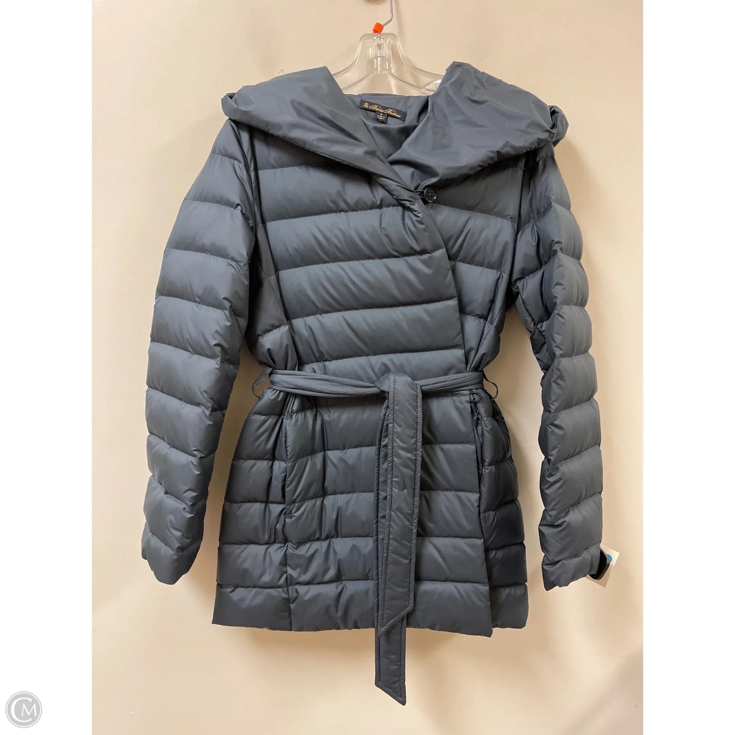Coat Puffer & Quilted By Brooks Brothers In Navy, Size: S