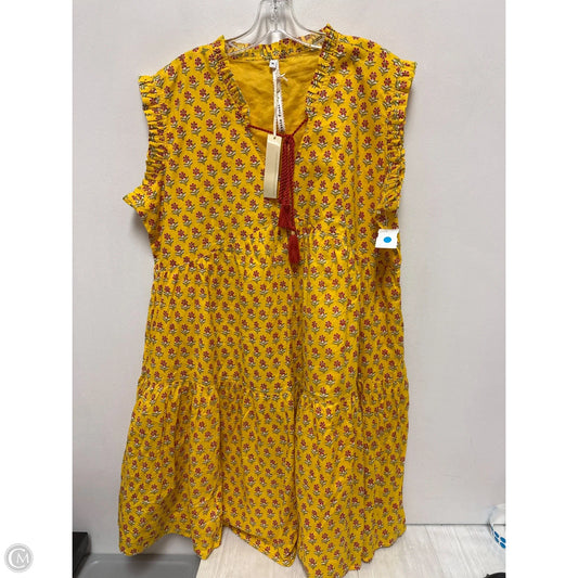 Dress Casual Maxi By Uncle Frank In Yellow, Size: Xl