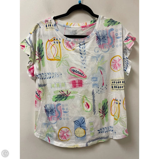 Top Short Sleeve By Crown And Ivy In Multi-colored, Size: M